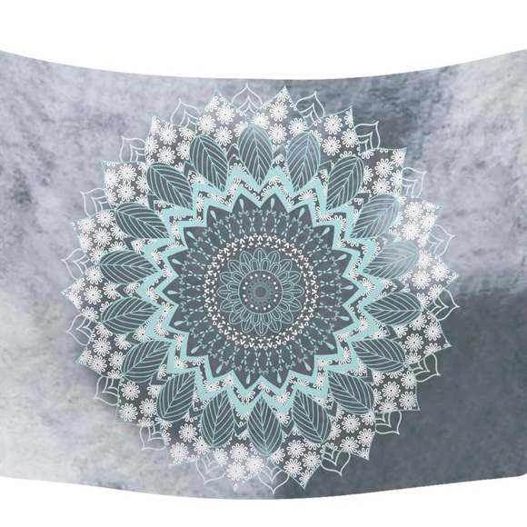 Blue and Gray Tapestry - Picture 3 of 4